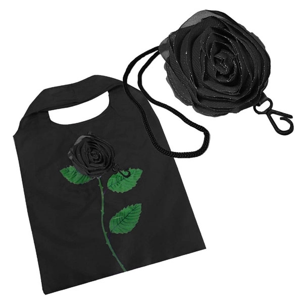 Rose Flowers Foldable Shopping Tote Bag 2