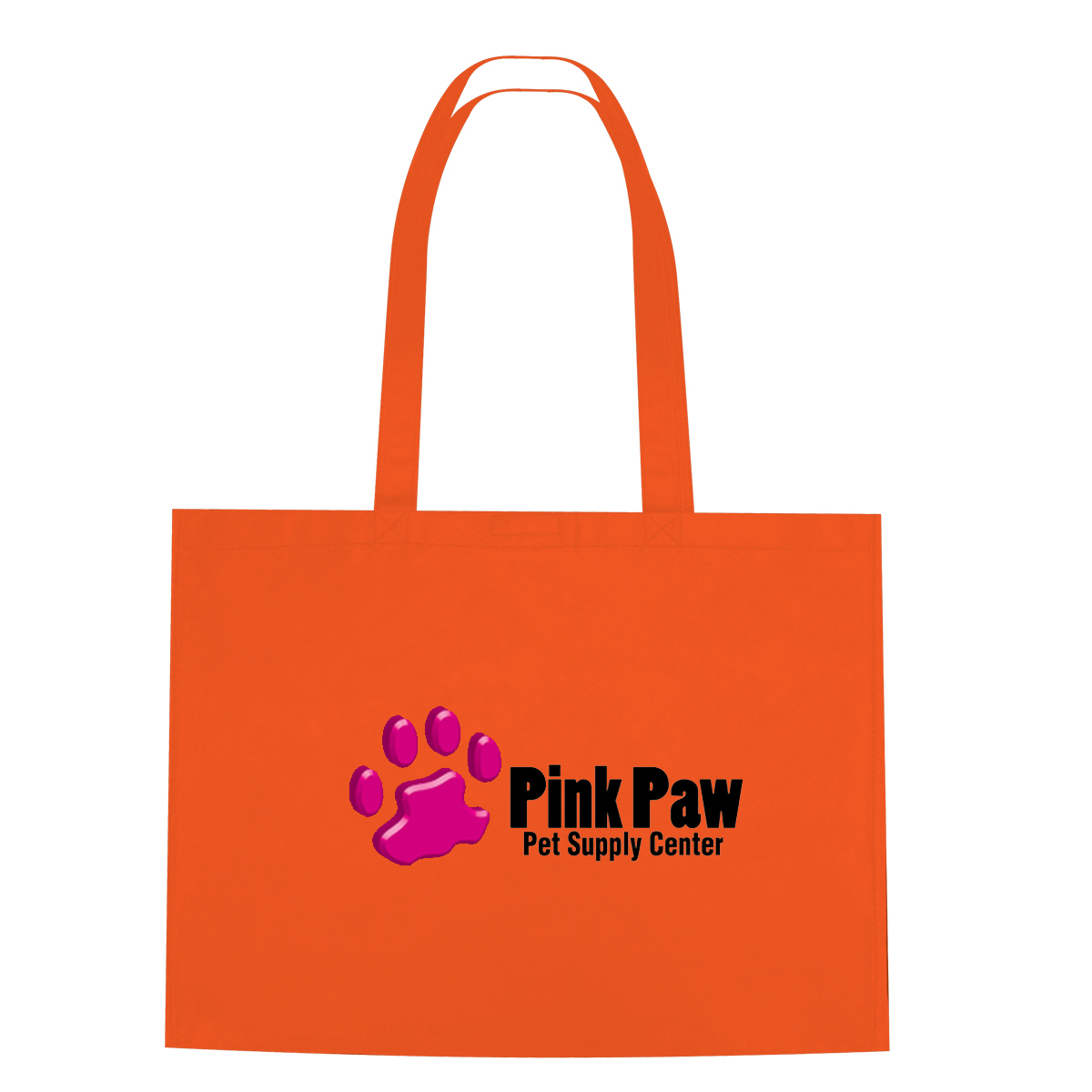 Non-Woven Shopper Tote Bag With Hook And Loop Closure 12