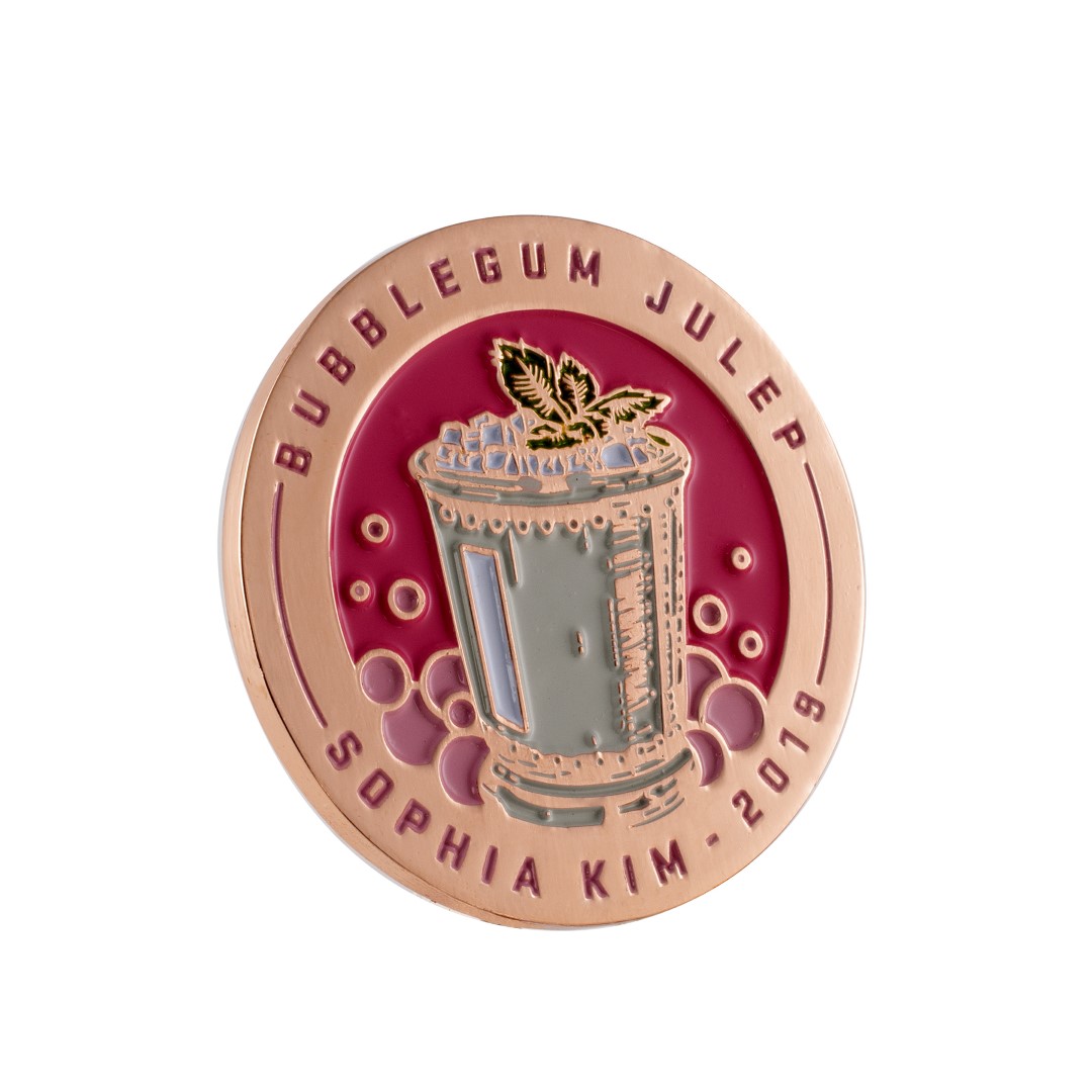 Die Struck Soft Enamel Custom Double Sided Coin 2