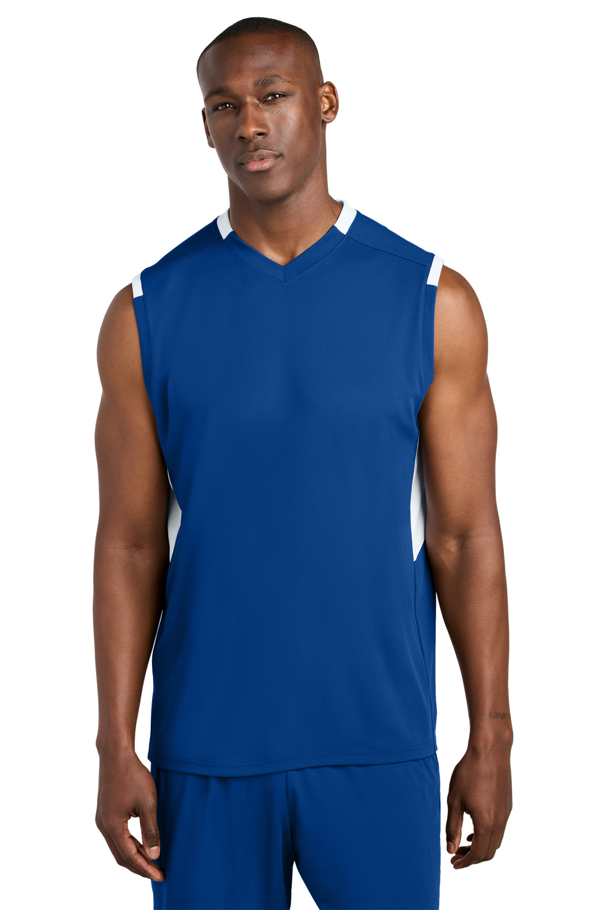 Sport-Tek Club Sleeveless V-Neck ST441 7