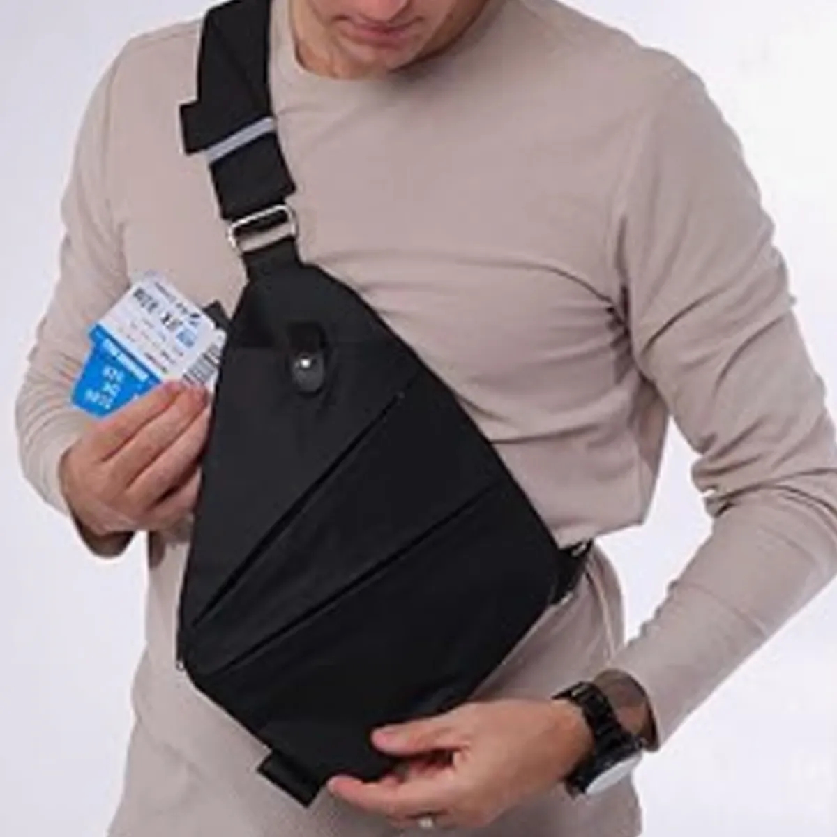 Waterproof Anti-Theft Crossbody Sling Shoulder Bag 6