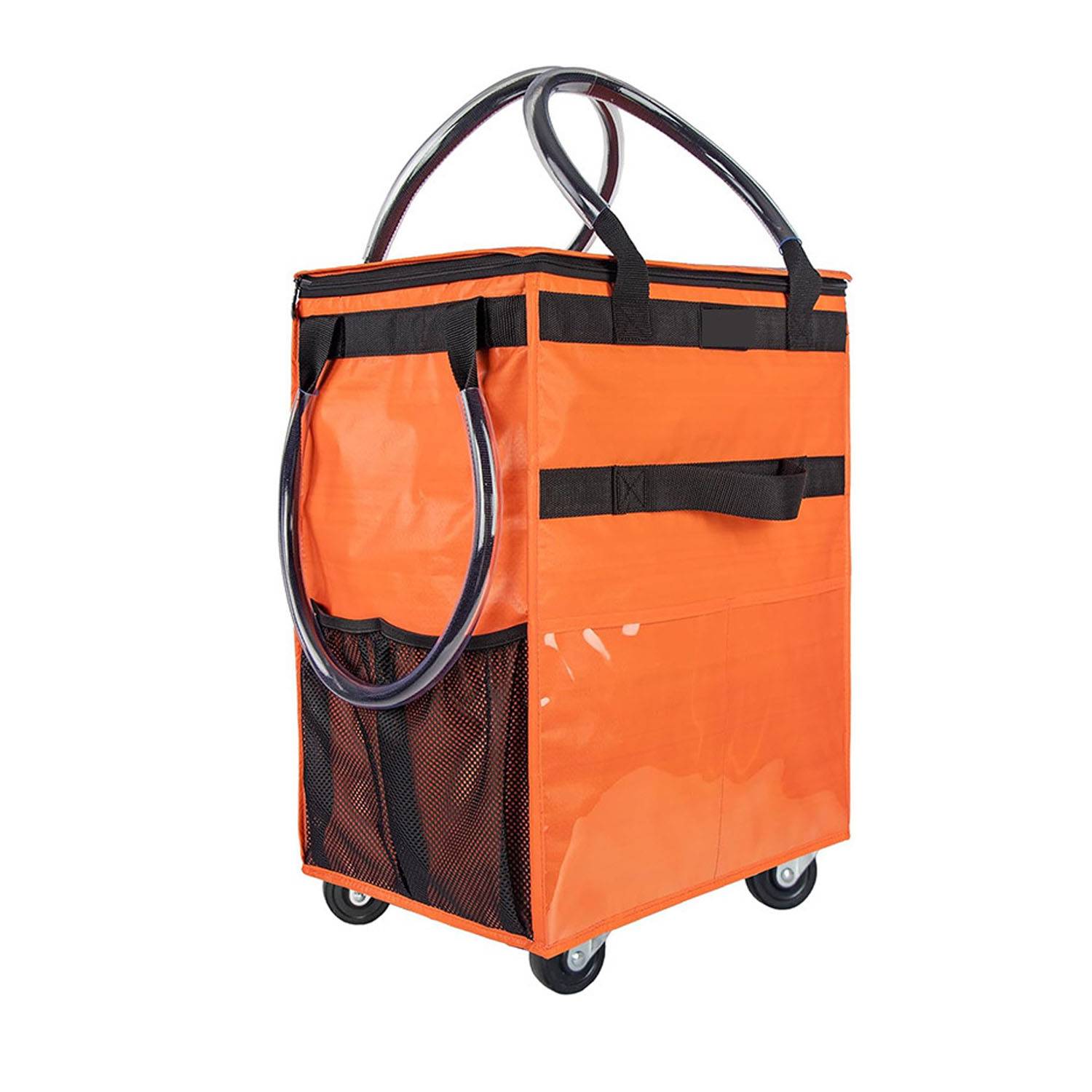 Reusable Wheeled Grocery Shopping Bag w/ Handle 9
