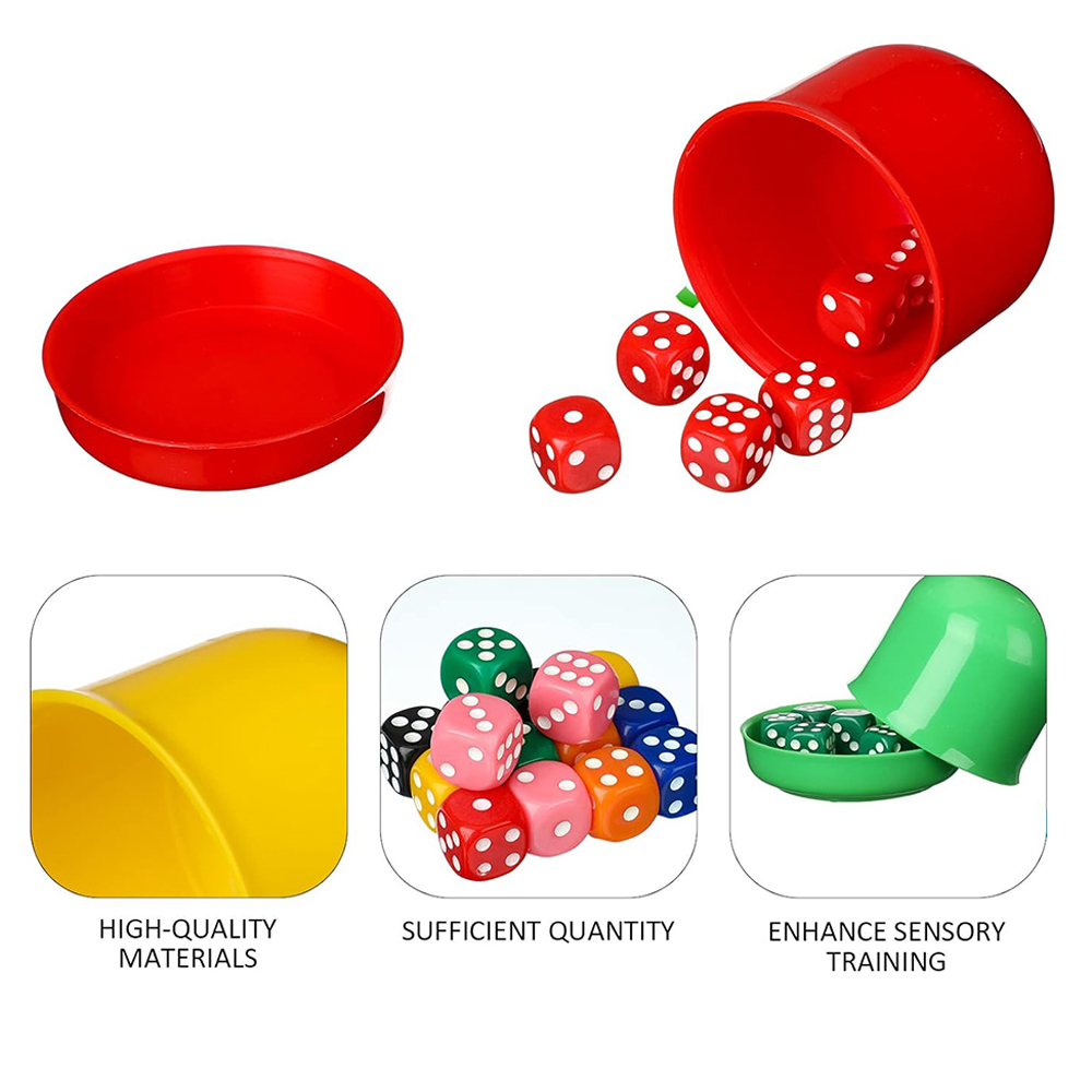 Plastic Cylindrical Dice Rolling Cup 2