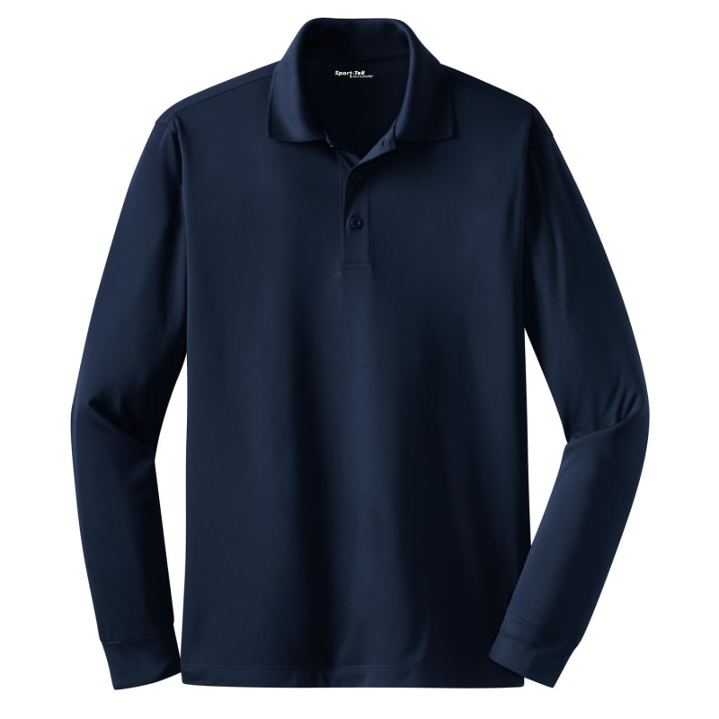 Sport-Tek Long Sleeve Micropique Sport-Wick Polo. 17
