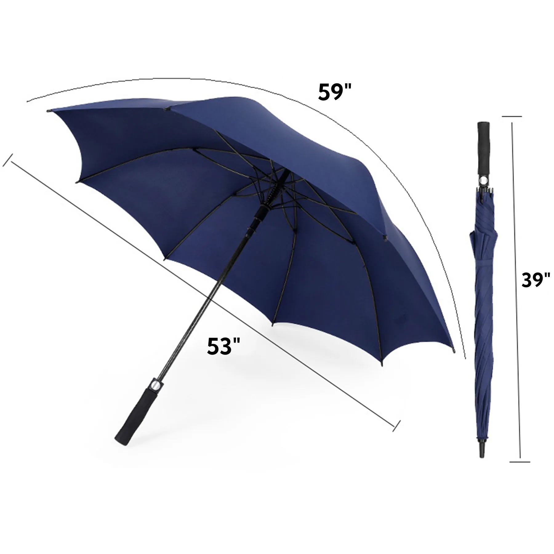 Business Long Handle Large Golf Umbrella 5