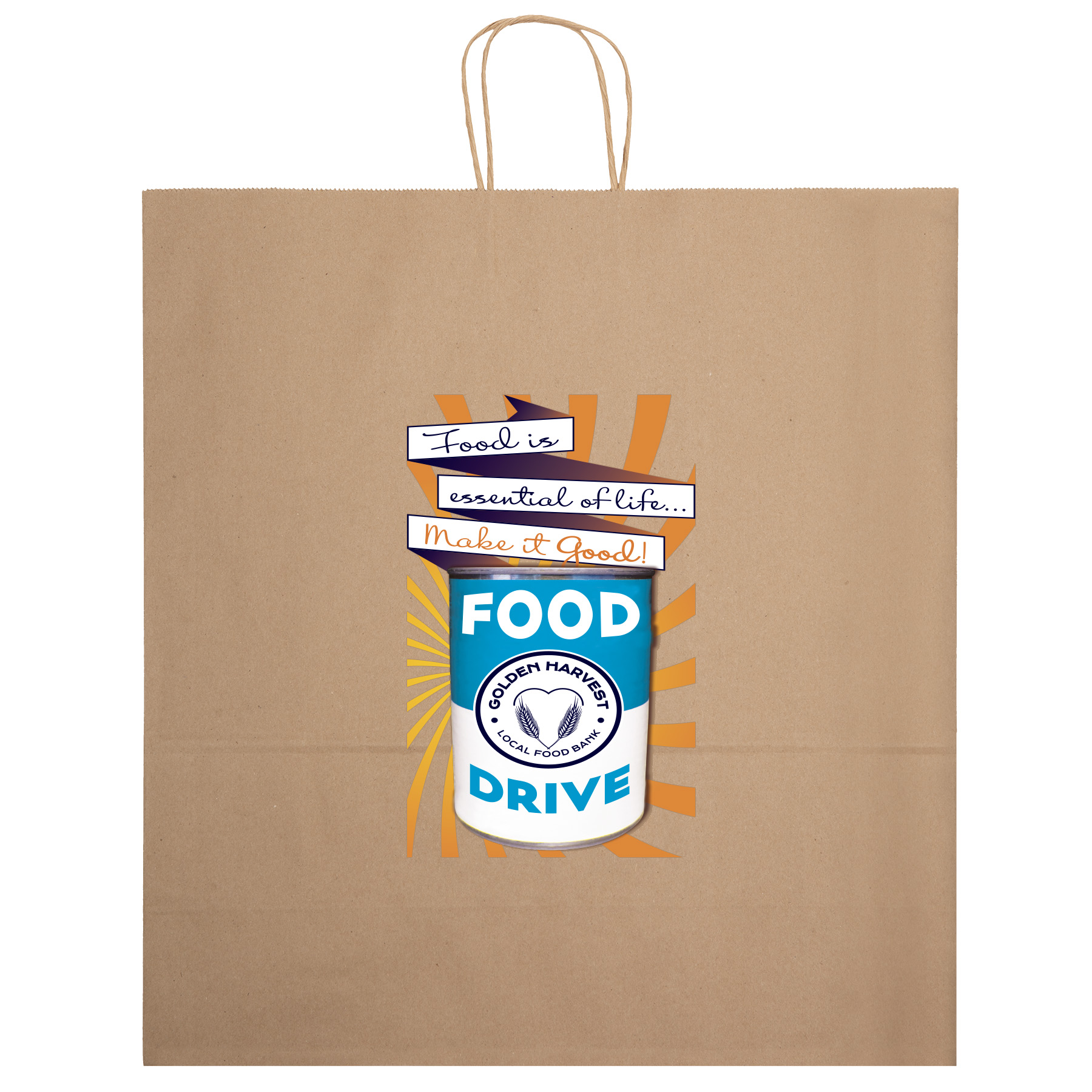 Eco Duke - Kraft-Brown Shopper - ColorVista 4