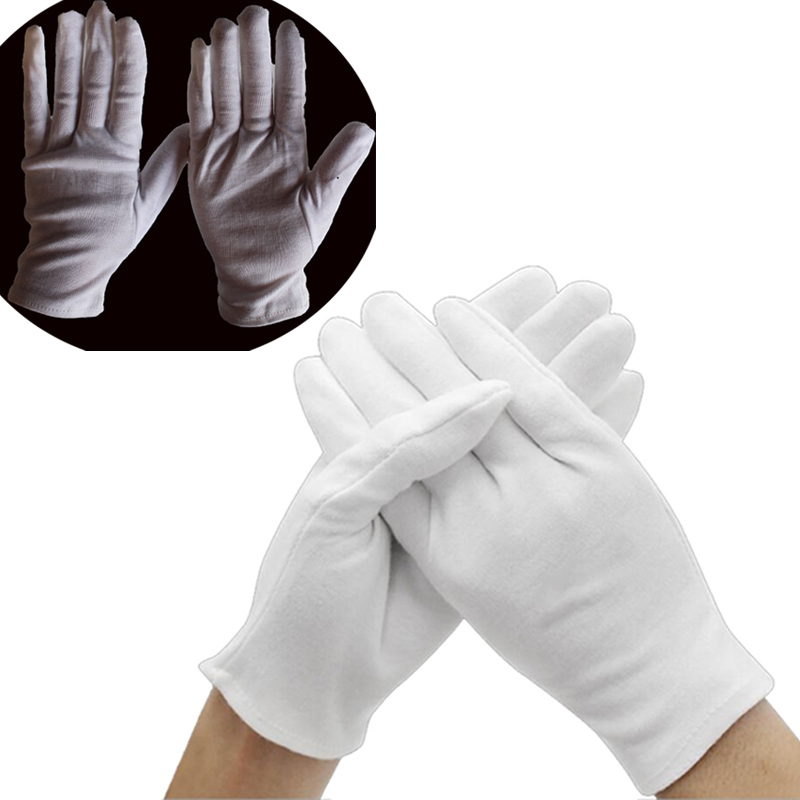 White Soft Cotton Work Glove 1