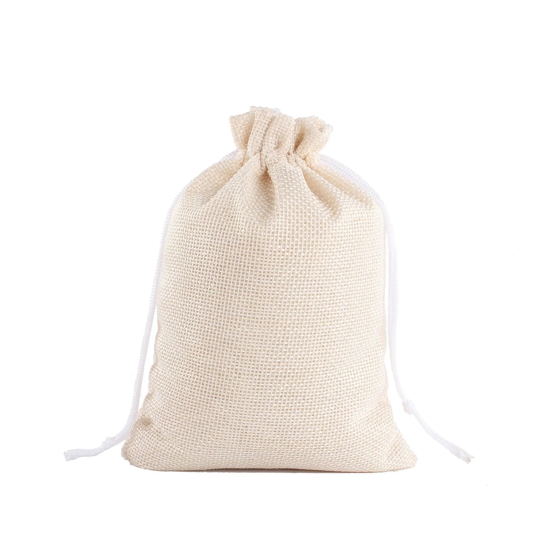 Classy Stuff Burlap/Jute Drawstring Bag 6