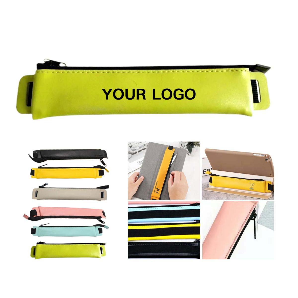 Adjustable PU Leather Pen Holder for Journals 3