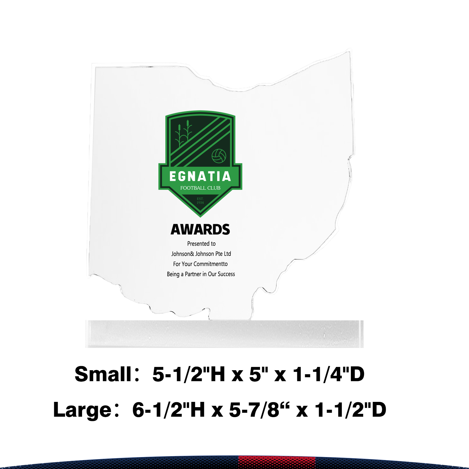 Clern Ohio Crystal Award 2