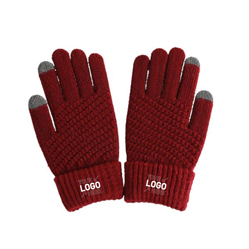 Knitted Plush Gloves 7