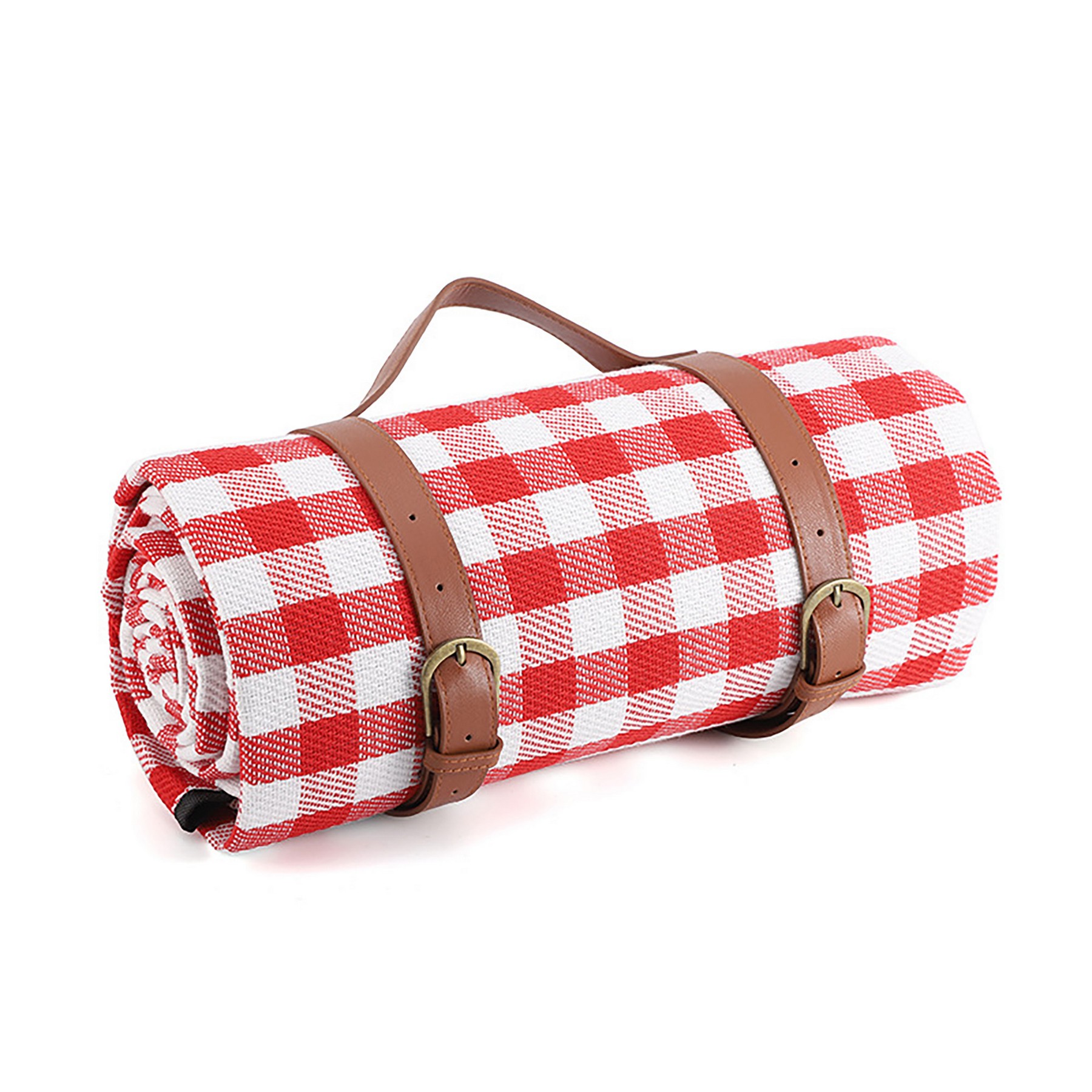 Acrylic Leather Strap Picnic Mat 2