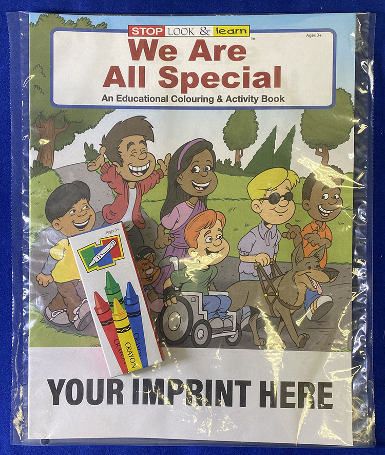 COLORING SET - We Are All Special Coloring Book Fun Pack 4