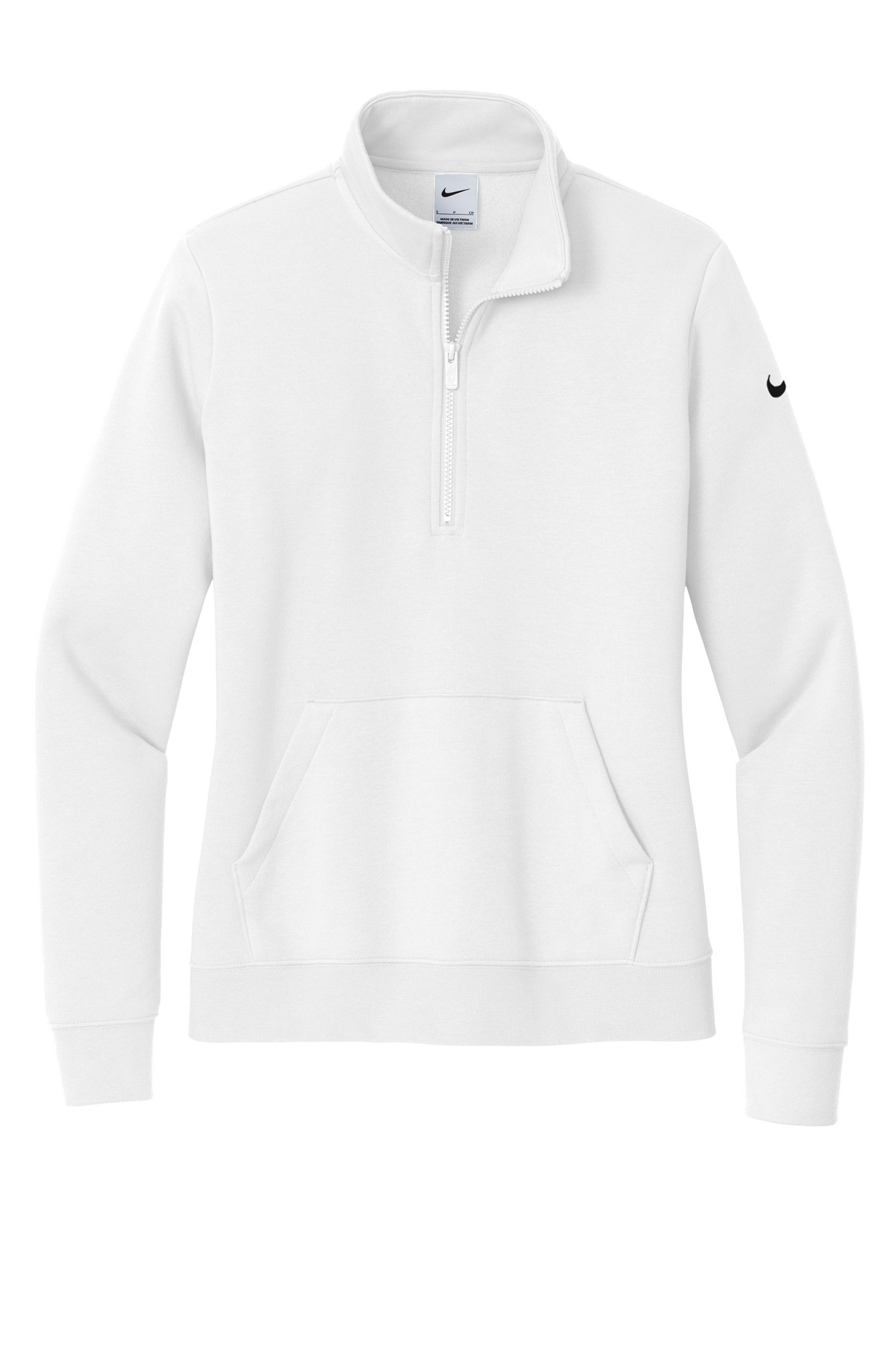 Nike Women's Club Fleece Sleeve Swoosh 1/2-Zip NKDX6720 93