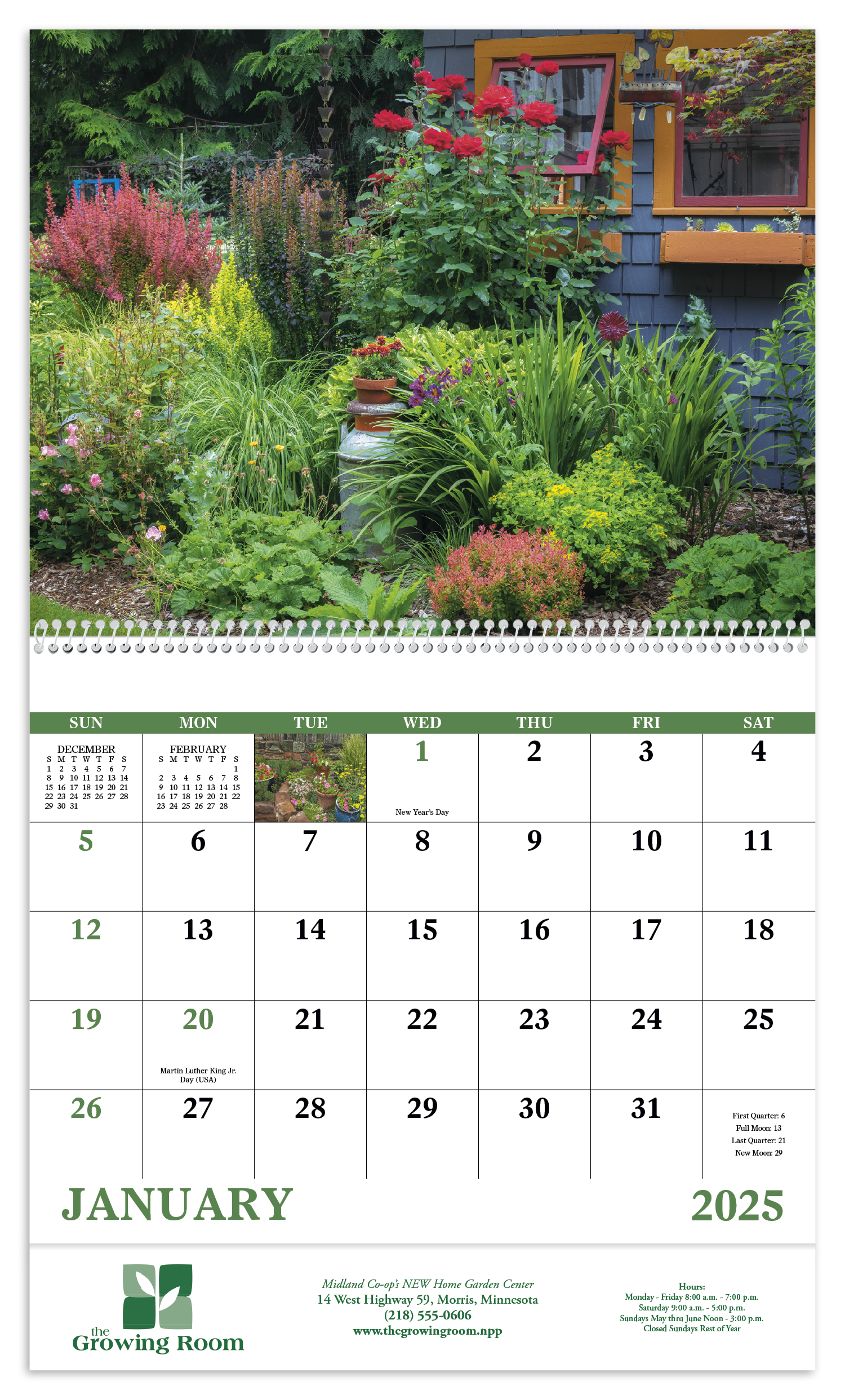 Good Value™ Garden Walk - Spiral Calendar 21