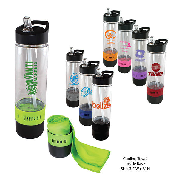 17 oz. Co-Poly Bottle with Cooling Towel 21