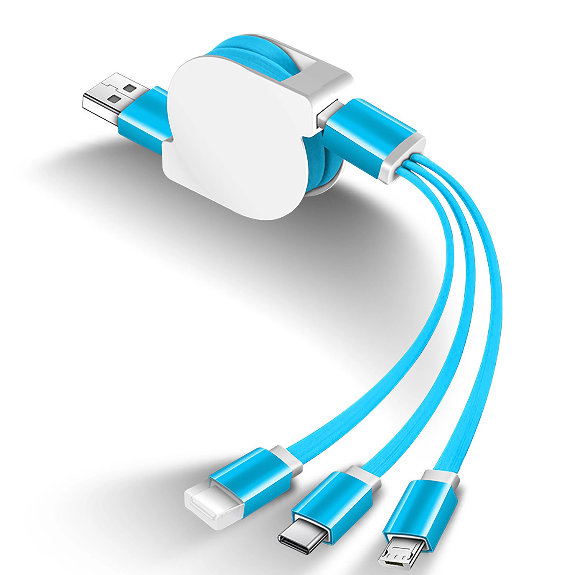 Retractable 3 in 1 Charging Cable 1