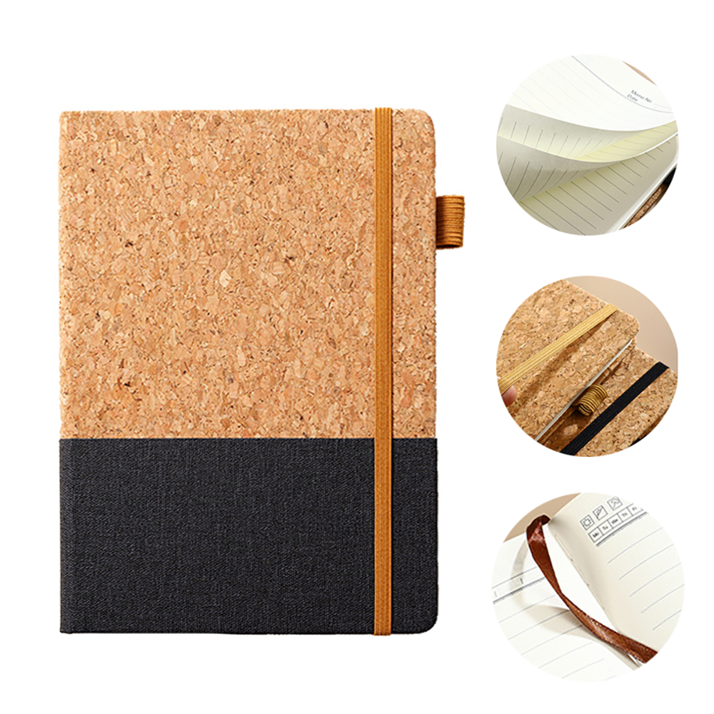 Cork Hardcover Bound Notebooks 5