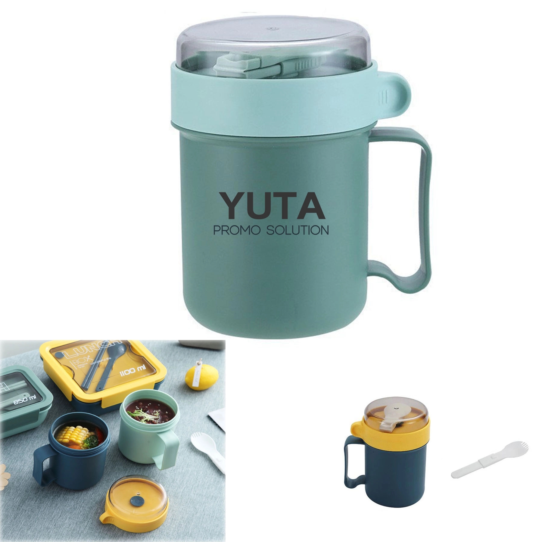 Stainless Steel Portable Thermal Pot With Handle 2