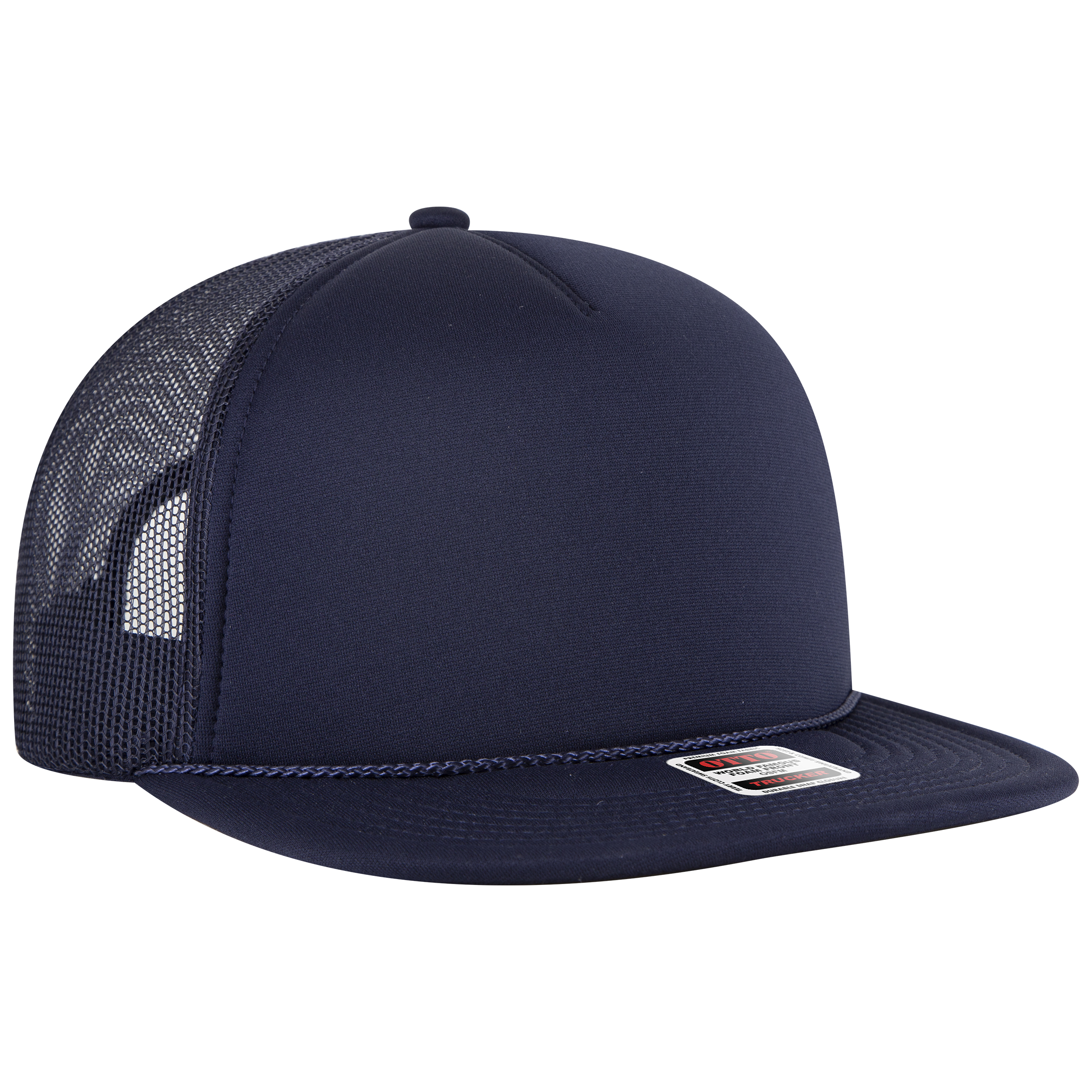 OTTO CAP® OTTO SNAP 5 Panel Pro Style Mesh Back Trucker Snapback Hat 2