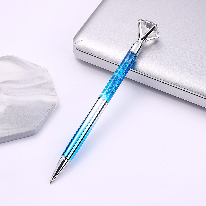 Dynamic Liquid Ball Pen with Crystal Diamond 7