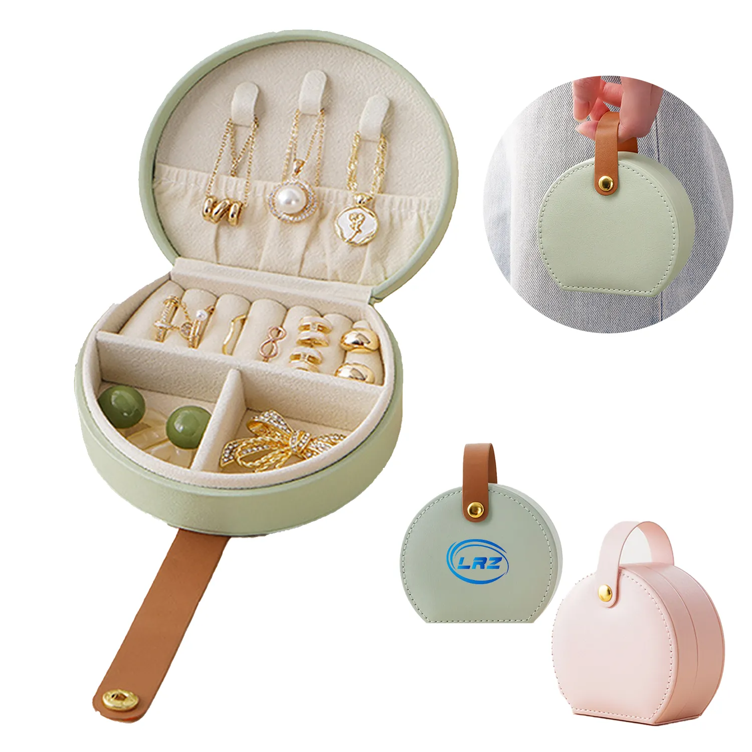Soft Leather Jewelry Storage Box 2