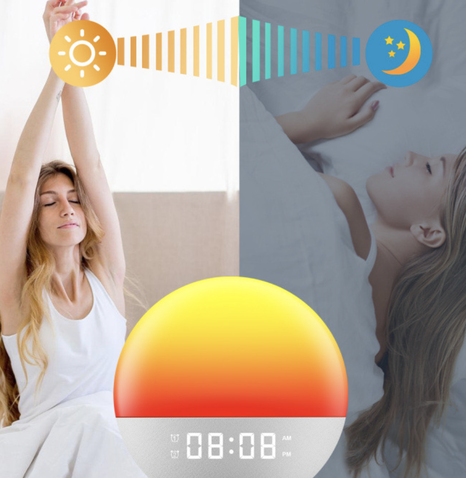 Alarm Clock with Sound Machine - Wake Up Light 5