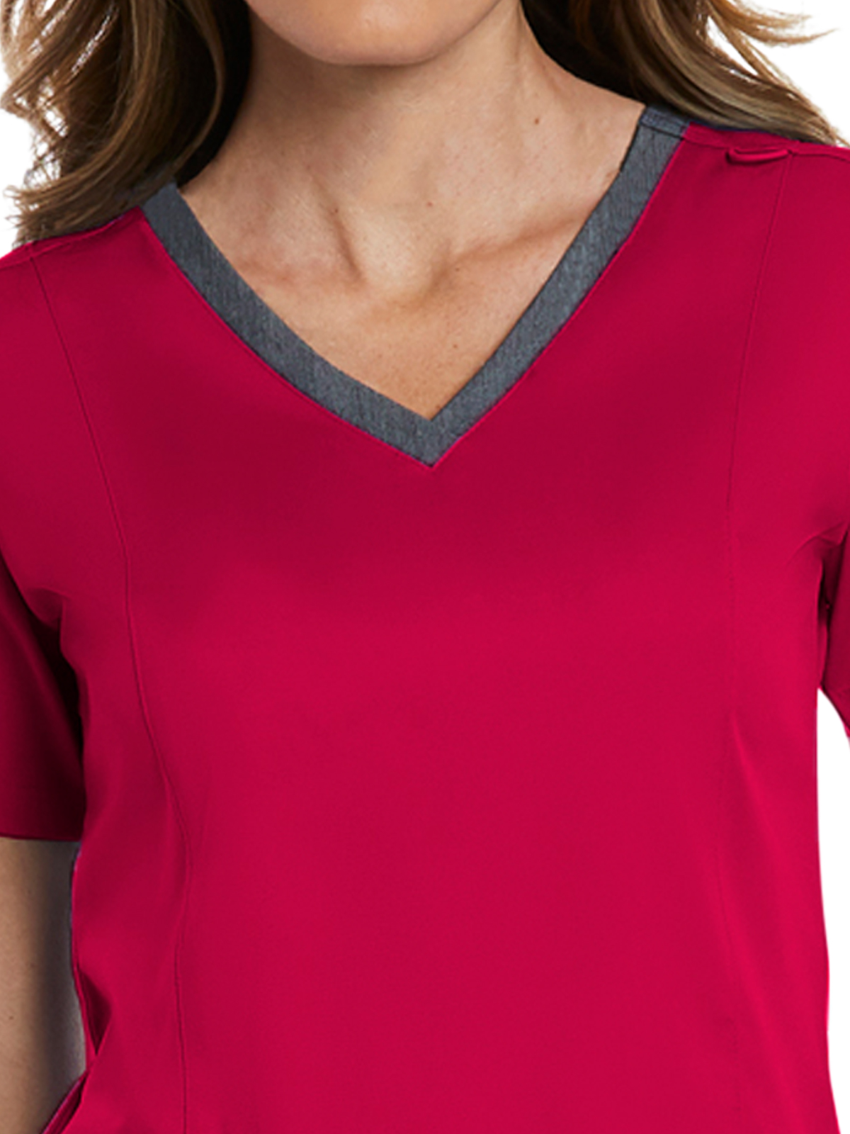 Maevn - Matrix - Women's Three-Pocket Heather Neck Band Top 50