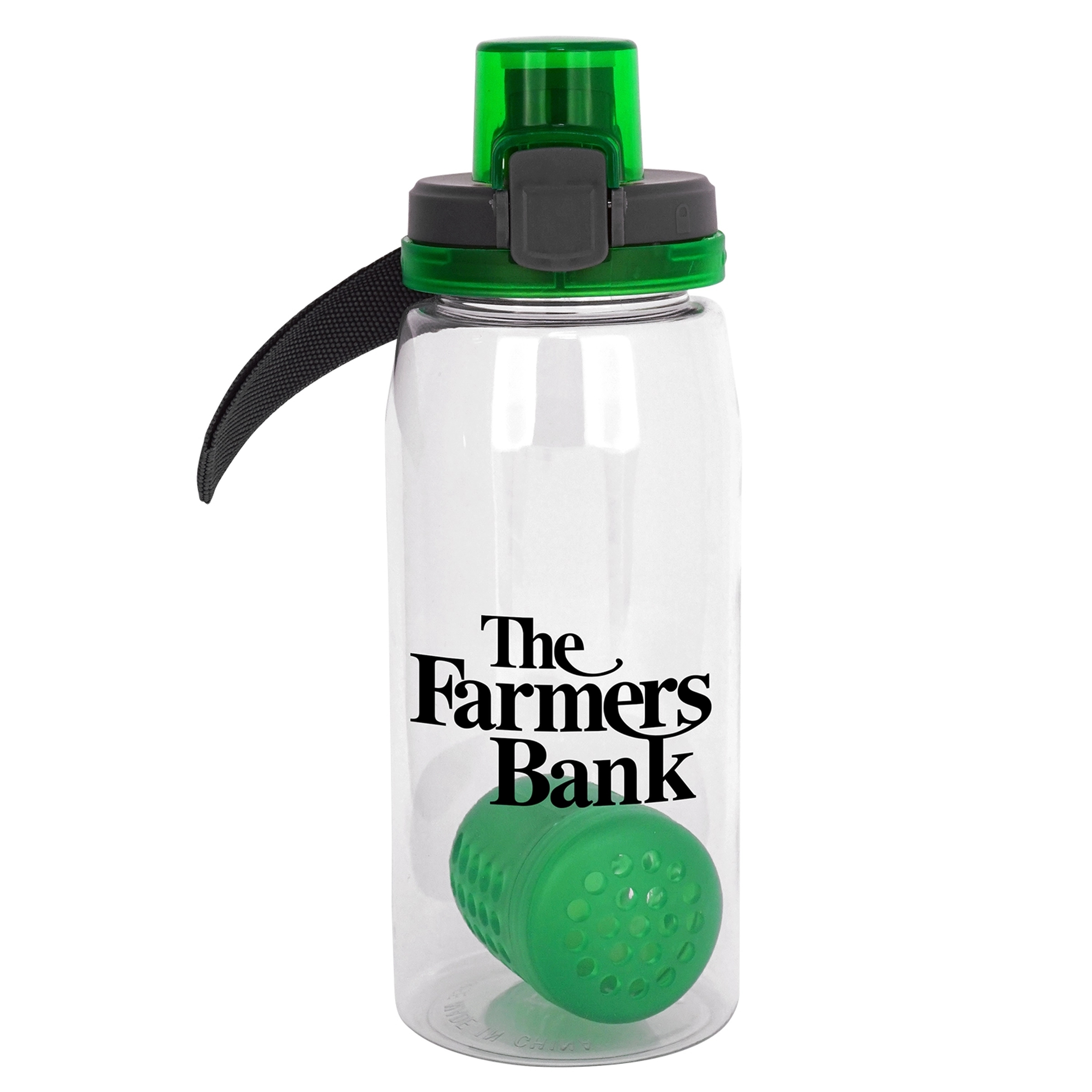 Locking Lid 25 oz. Recycled Bottle with Floating Infuser 2