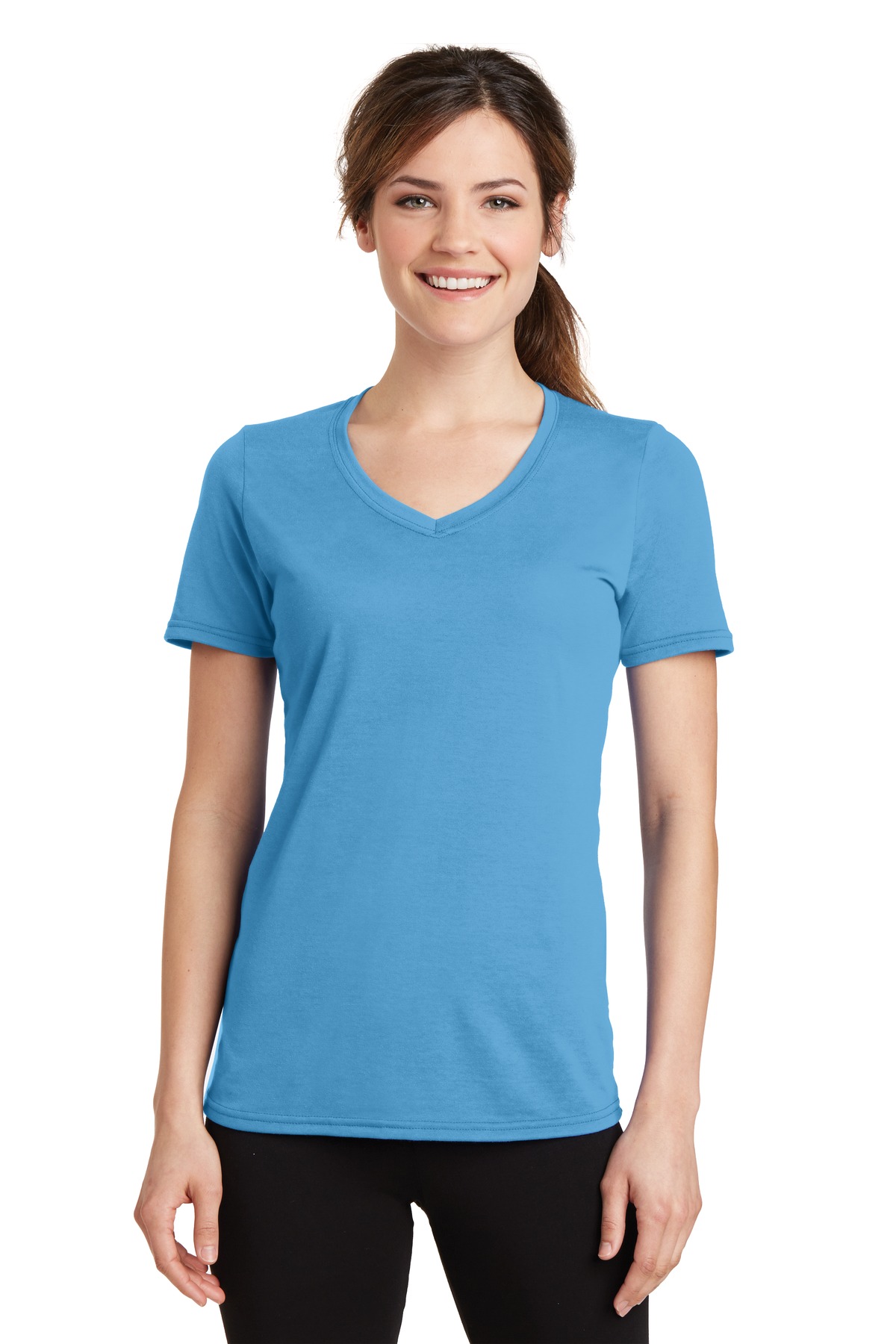 Women's Performance Blend V-Neck Tee