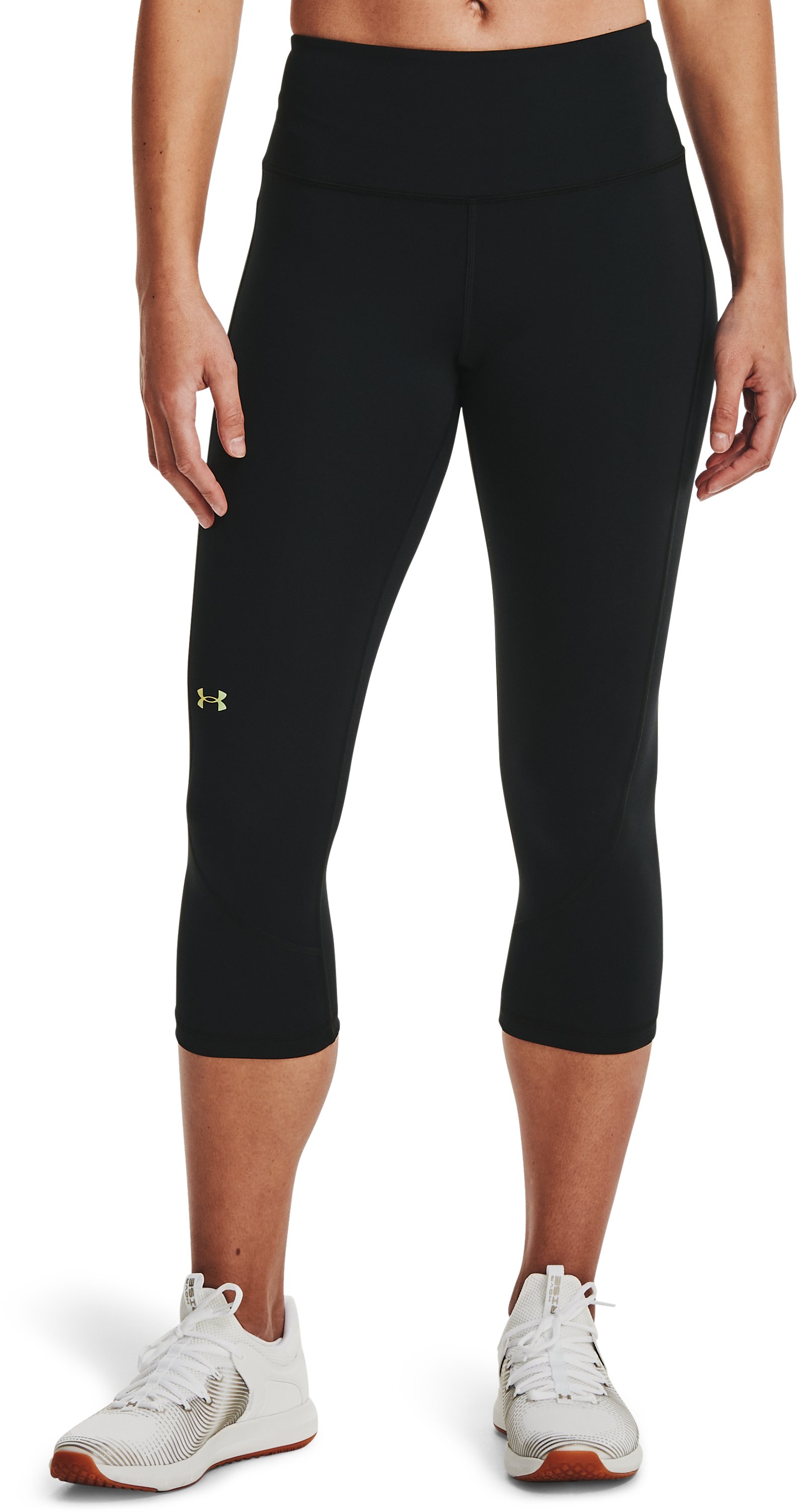 Women's UA RUSH No-Slip Waistband Capris 3