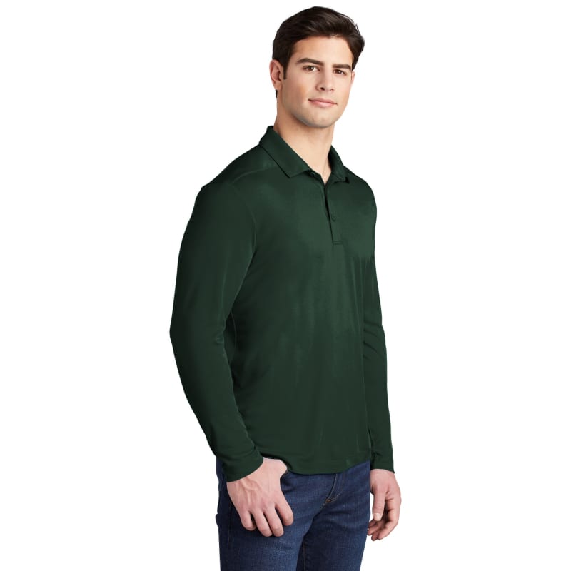 Sport-Tek Posi-UV Pro Long Sleeve Polo. 61