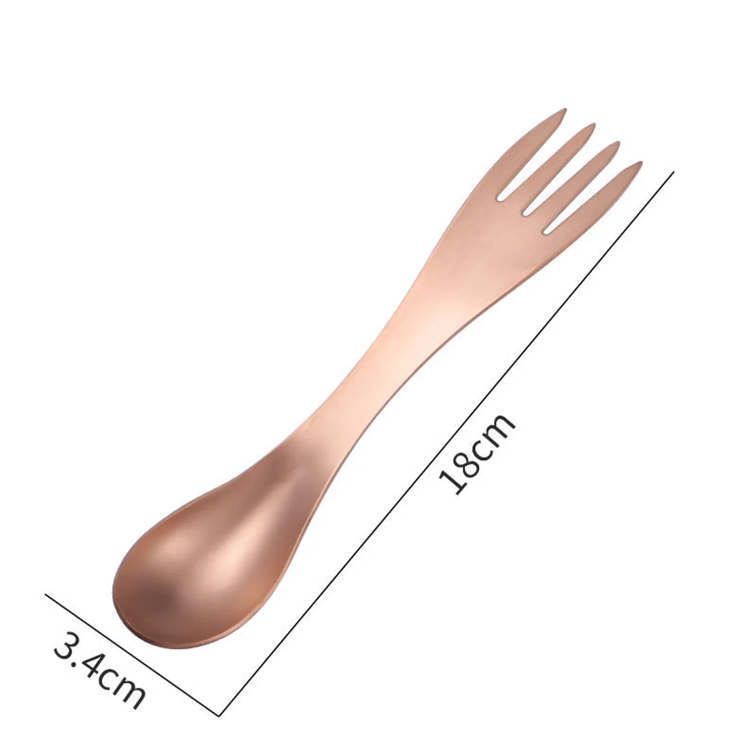 Spork 2" 1 Fork Spoon Combo 3