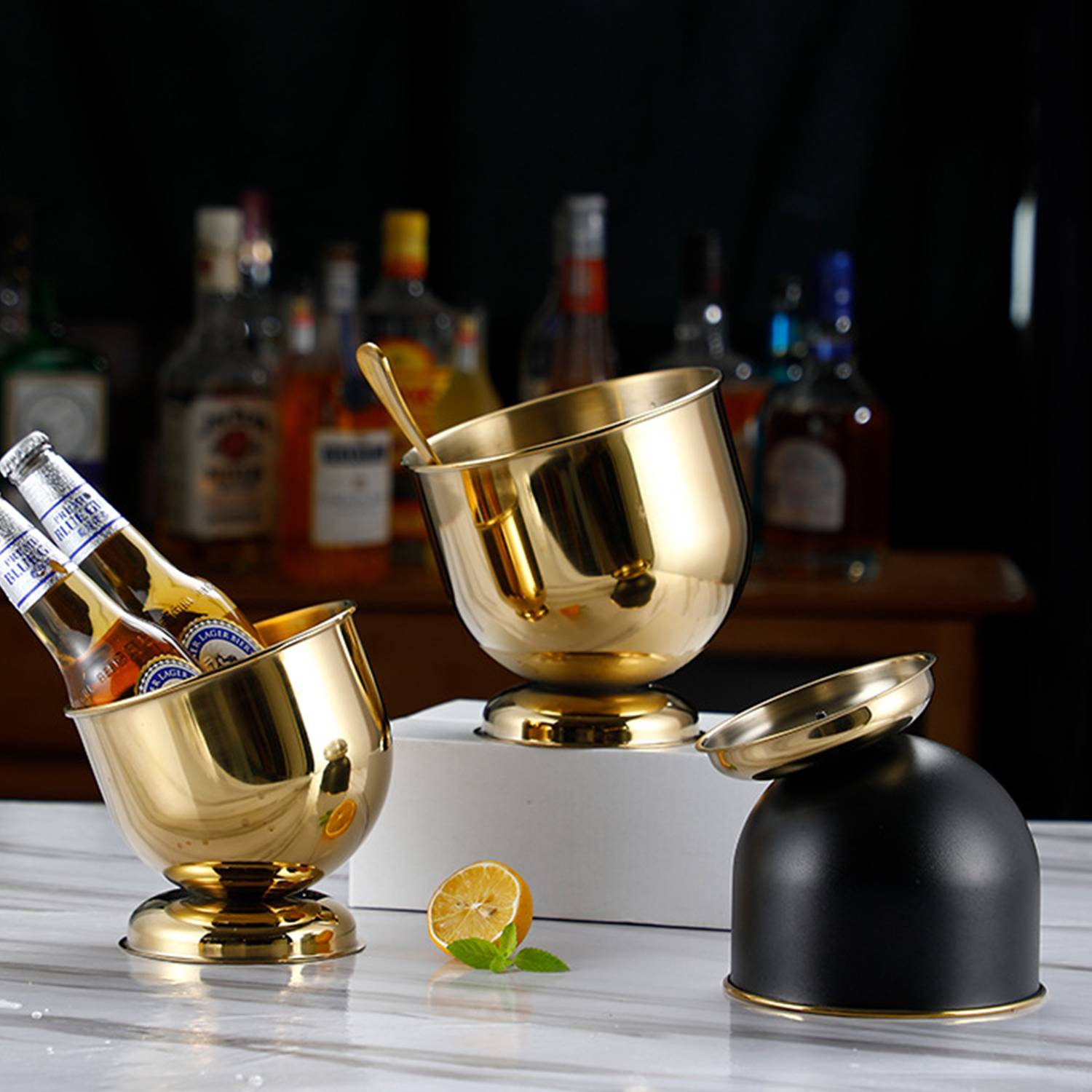 Stainless Steel Ice Bucket 4