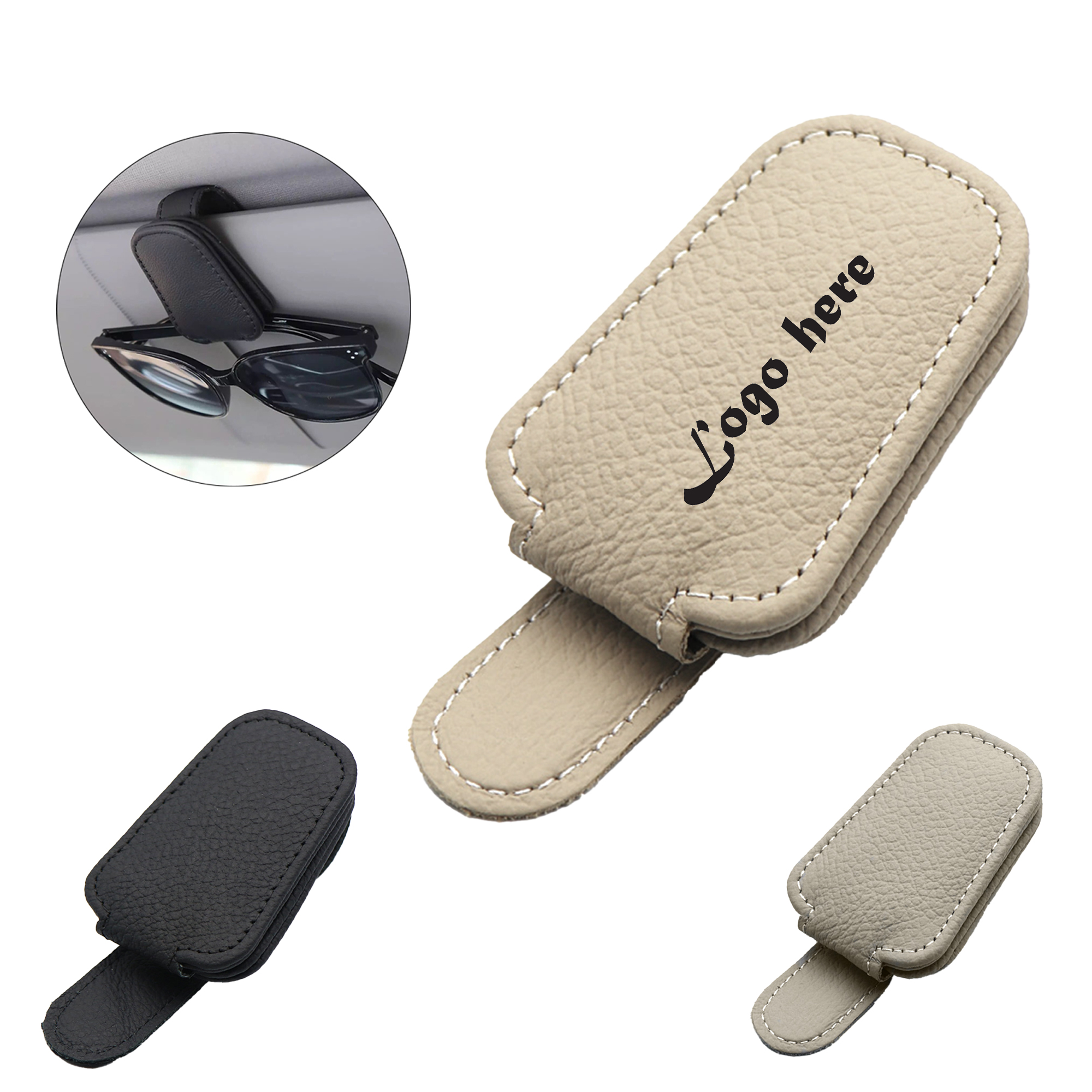 Magnetic Eyeglass Holder For Car Visors MOQ 50 1