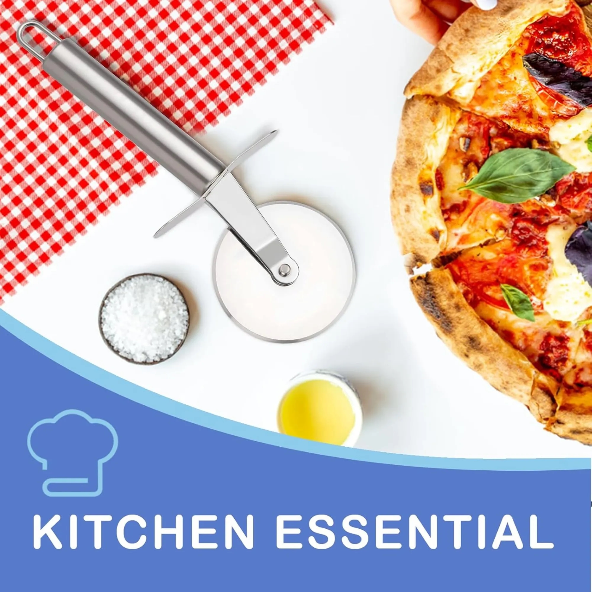 Stainless Steel Multi Functional Pizza Cutter 2