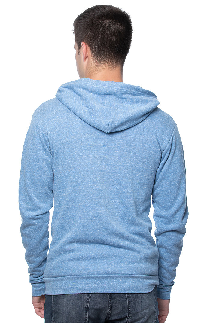 Unisex eco Triblend Fleece Full Zip Hoodie 4