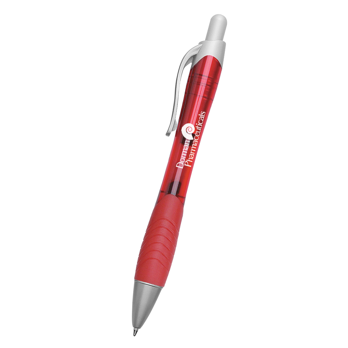 Rio Ballpoint Pen With Contoured Rubber Grip 1