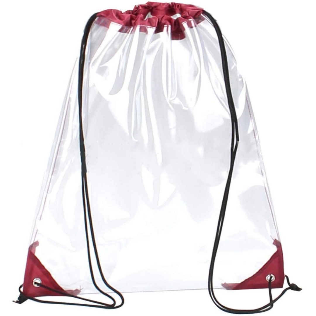 Clear Drawstring Backpack 2