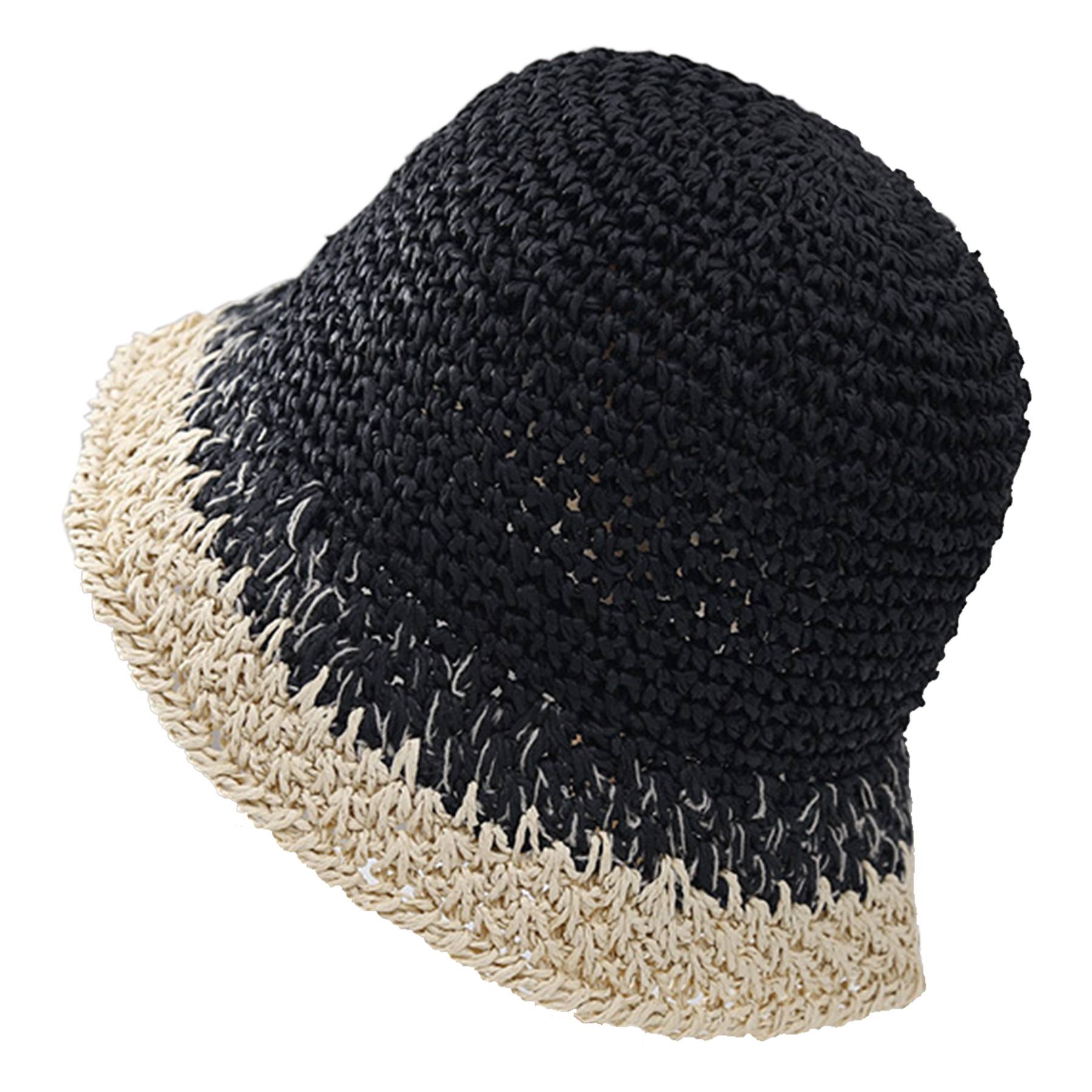 Jute Hand-woven sunscreen fisherman hat 6