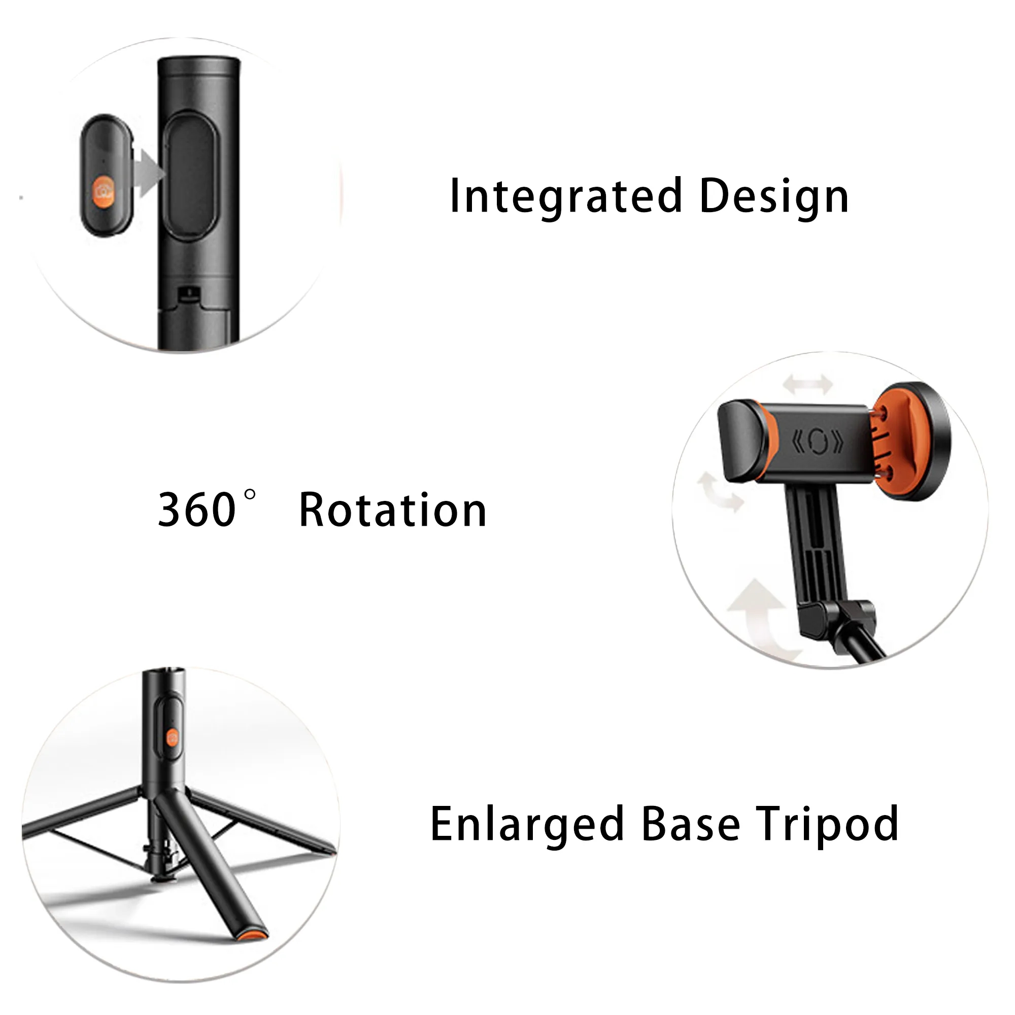 Toss-Stick Selfie Stick Tripod 5