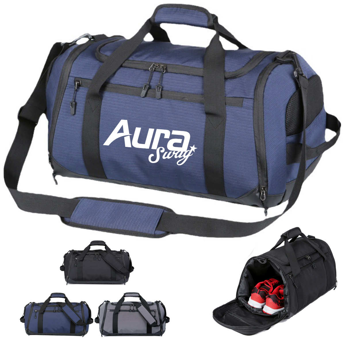 35L Durable Large Capacity Gym Duffel Bag for Men 2