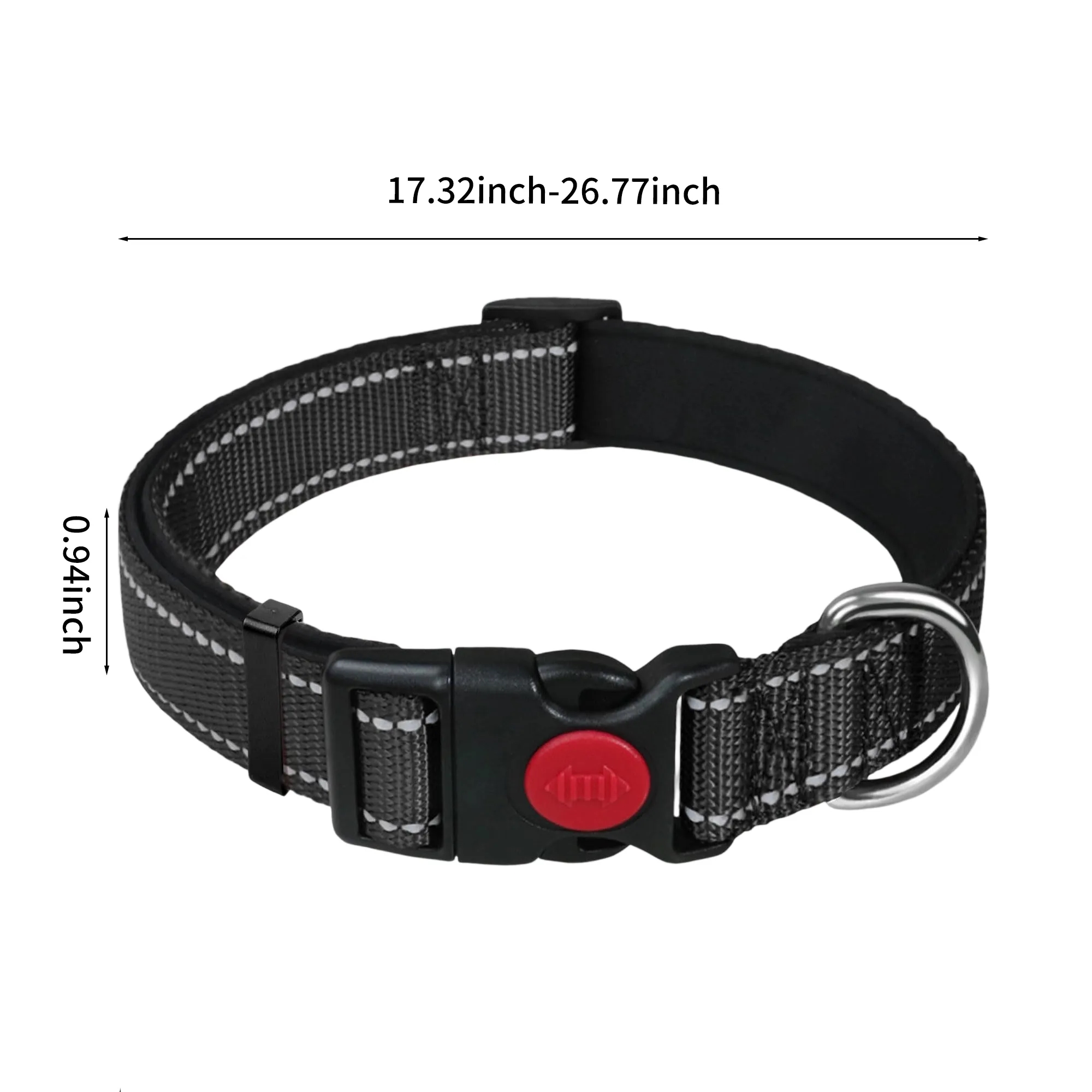 Reflective Dog Collar for Safety and Comfort 8