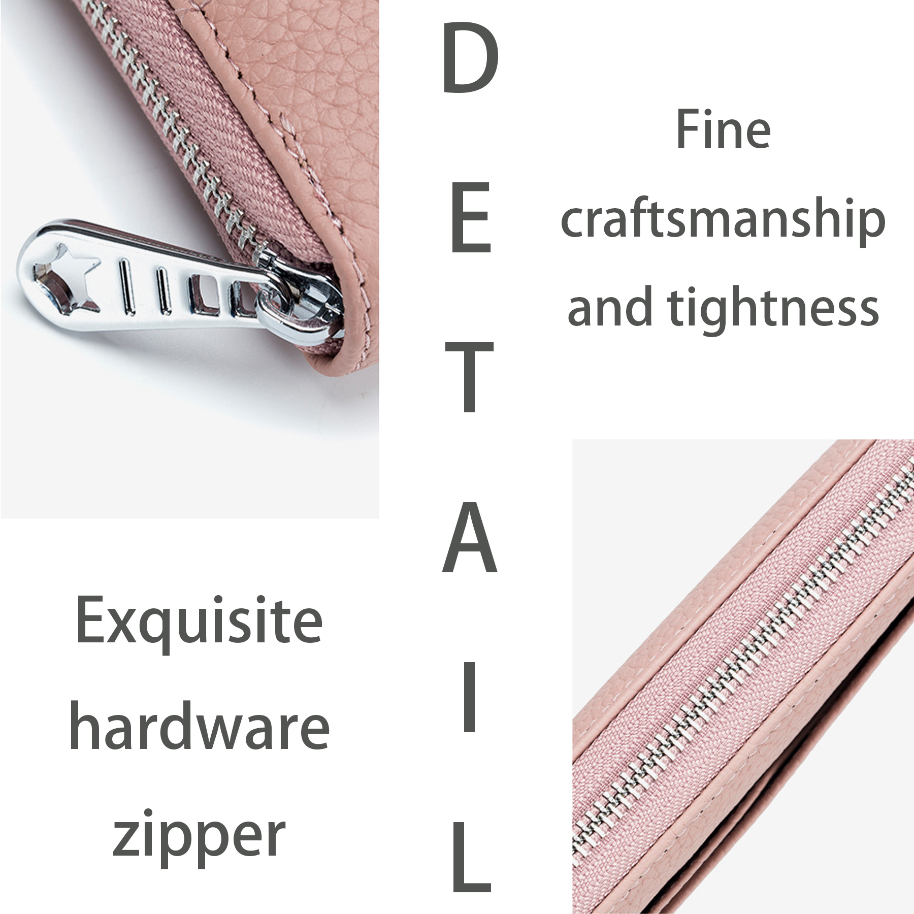 Genuine Leather Stylish accordion card pocket wallet 8