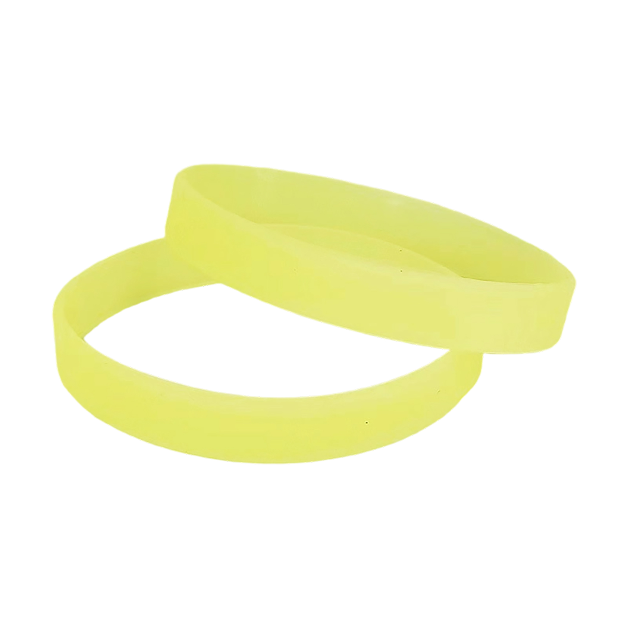 Silicone Wristband Glow In The Dark 8 x 0.5" Durable Design 10