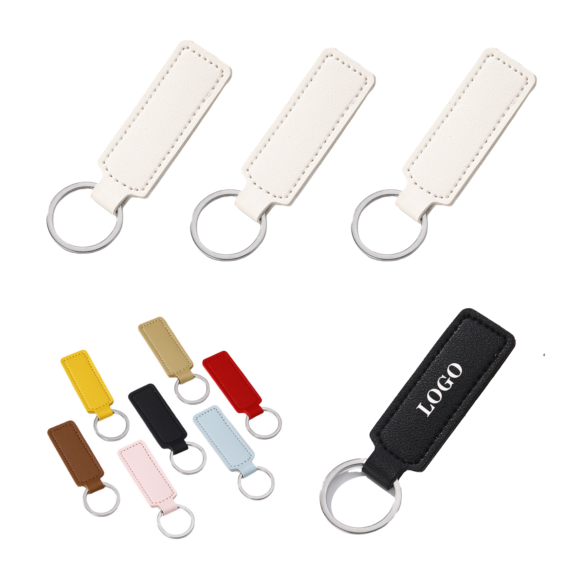 Premium Leather Car Keychain 2
