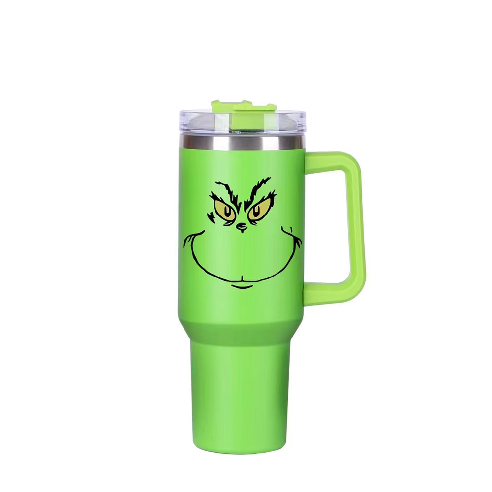 40 Oz Vacuum Stainless Steel Tumbler with Handle & Straw 4