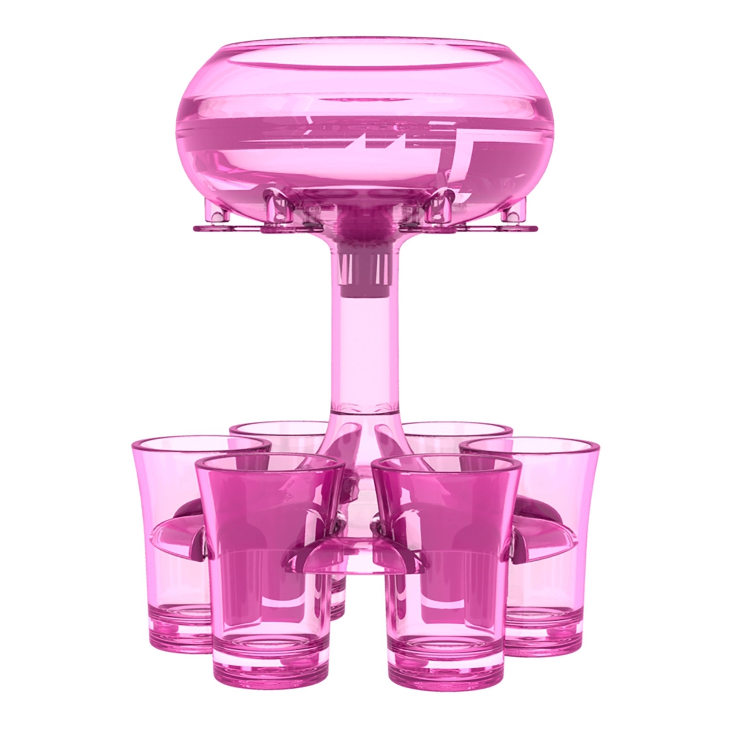 6 Shots Glass Dispenser And Holders 11