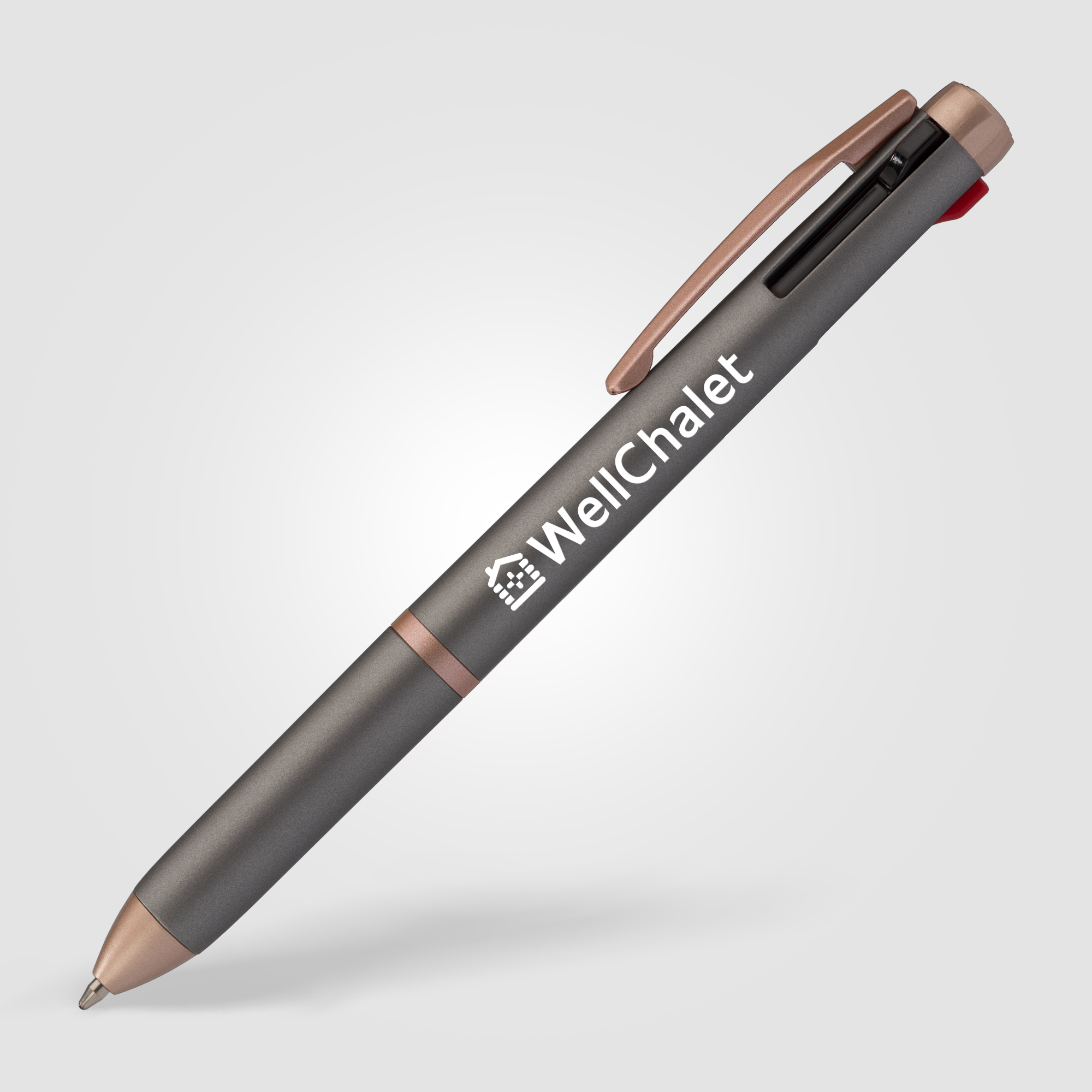 Trio Rose Gold Multi-Ink Pen 21