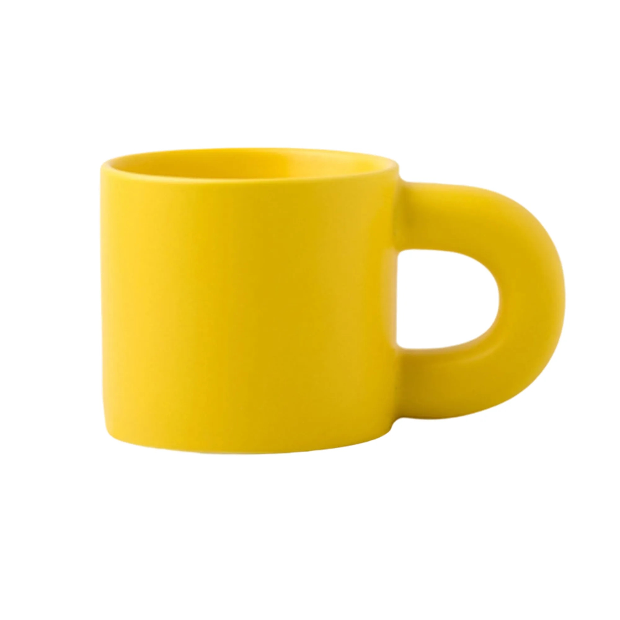 MOQ 50 11oz Chubby Ceramic Mug with Anti-Slip Base 14